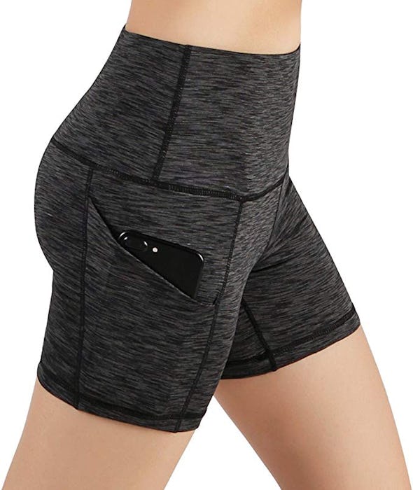 ODODOS High Waist Out Pocket Yoga Short