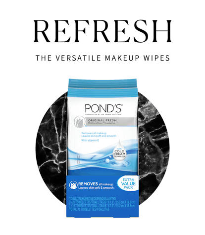 Pond's MoistureClean Makeup Remover Wipes Original Fresh (2-pack)
