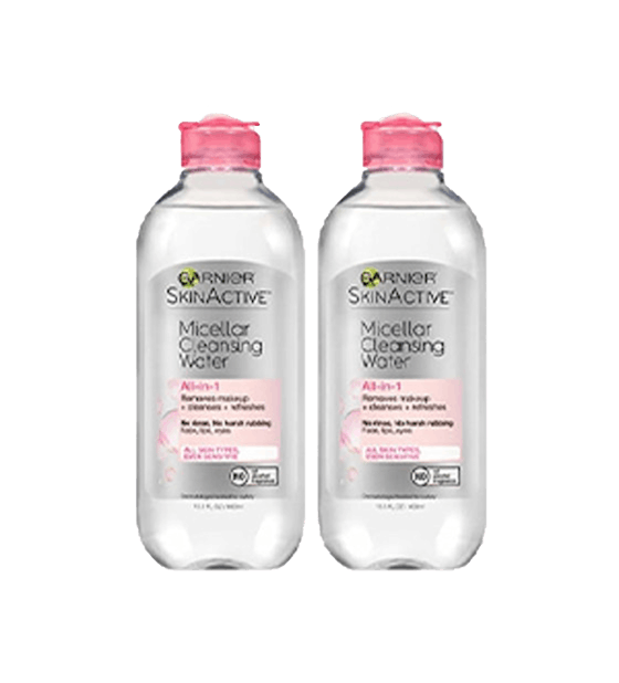 Garnier SkinActive Micellar Cleansing Water, For All Skin Types (2-pack)