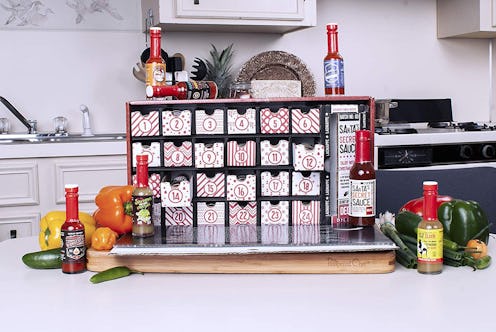 Hot Sauce Advent Calendar available on Amazon