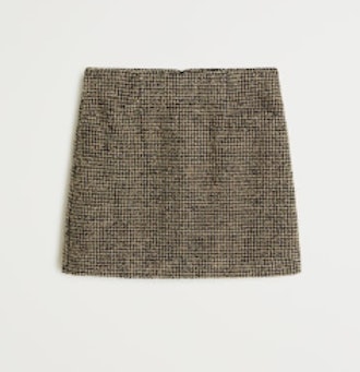Tweed Miniskirt