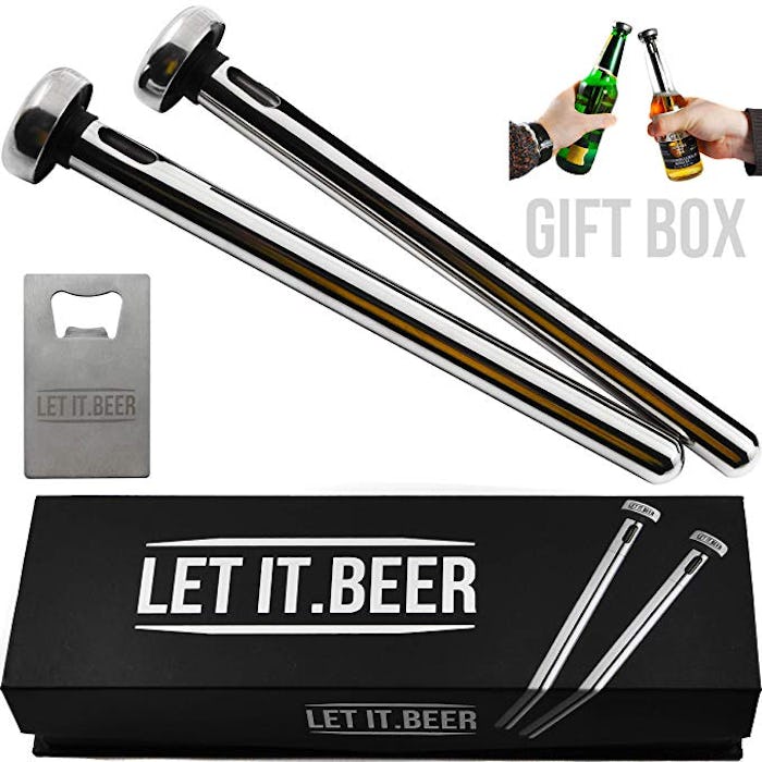 Letit.Beer Beer Chiller Sticks for Bottles (2-Pack)