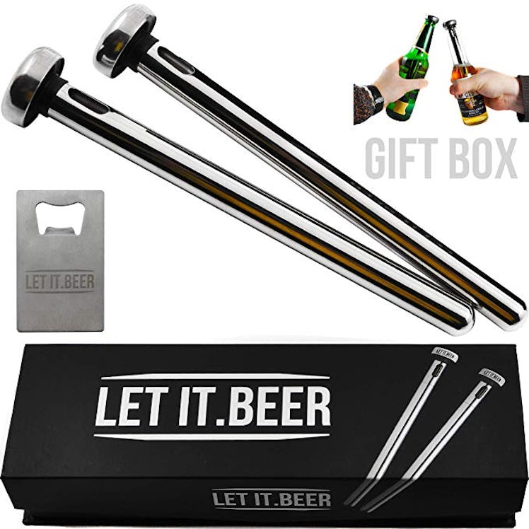 Letit.Beer Beer Chiller Sticks for Bottles (2-Pack)