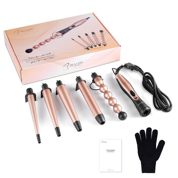 BESTOPE 5 in 1 Ceramic Curling Iron