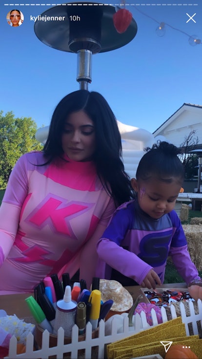 Kylie Jenner and Stormi wore matching costumes for the second time this Halloween. 