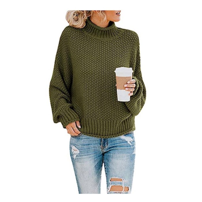 Saodimallsu Womens Turtleneck Sweater