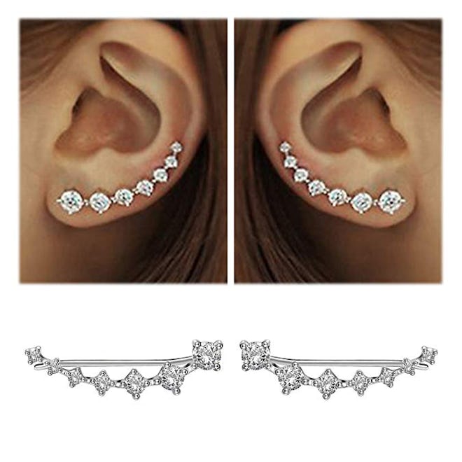 Elensan 7 Crystals Ear Cuffs