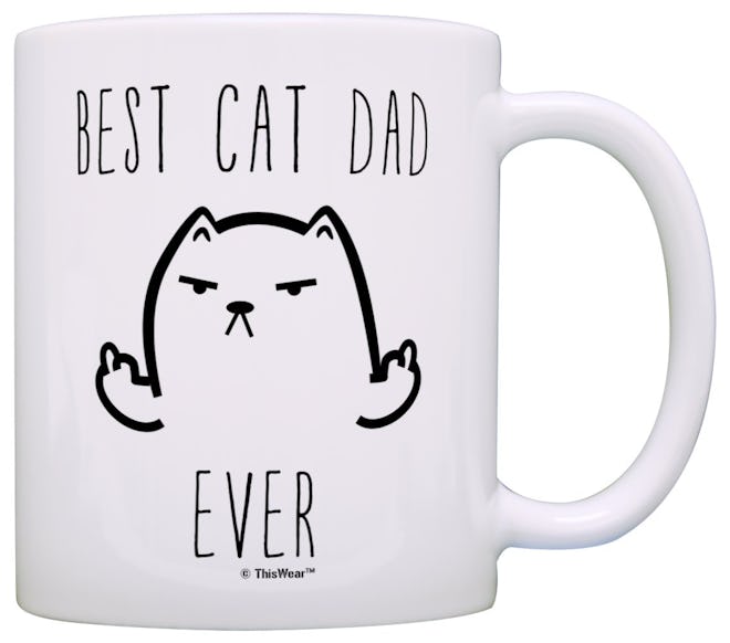 Wampumtuk Best Cat Dad Ever Mug
