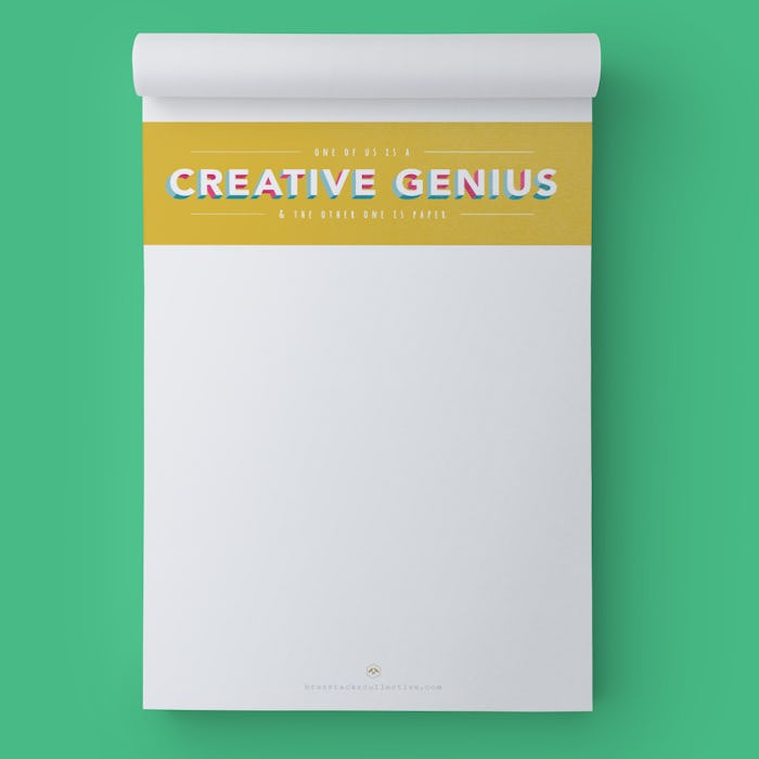 CREATIVE GENIUS NOTEPAD