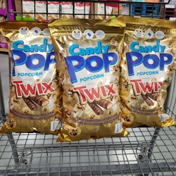 Twix Popcorn just hit shelves at Sam's Club. 
