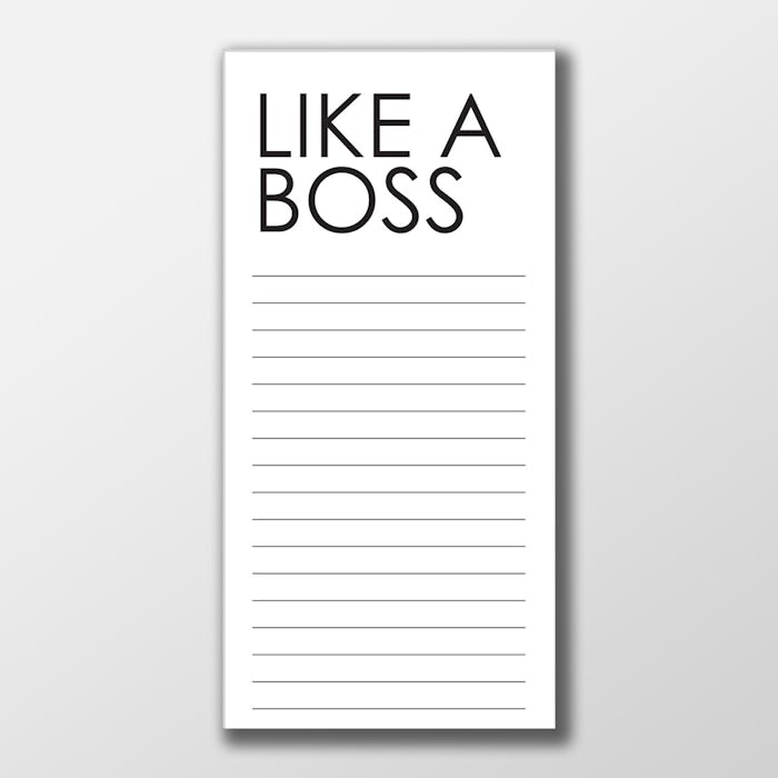 Like a Boss Notepad ~ Girl Boss ~ To Do List ~ Motivational Stationary