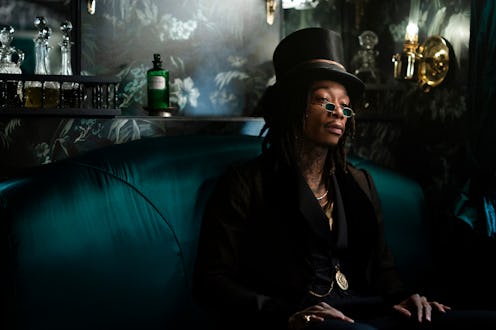 Wiz Khalifa's 'Dickinson' character is the personification of death.