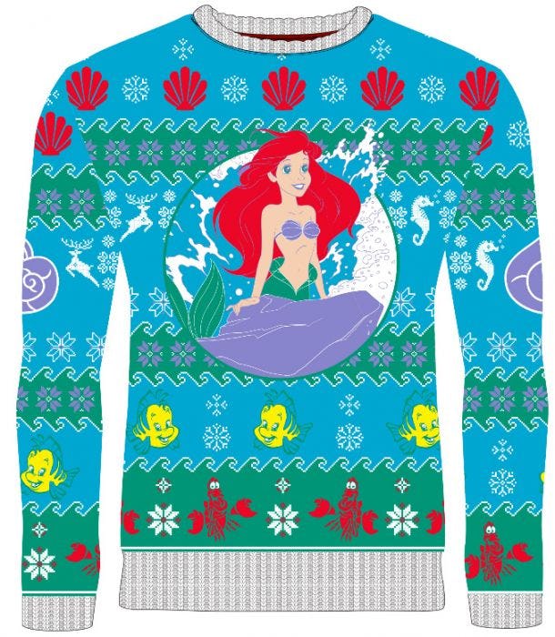 little mermaid christmas jumper