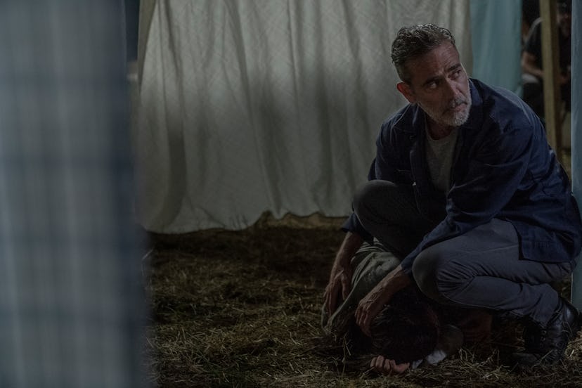 Negan saves Lydia's life on The Walking Dead.