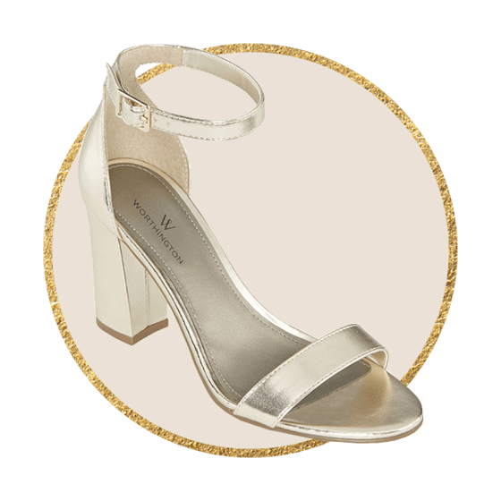 Worthington Womens Beckwith Heeled Sandals