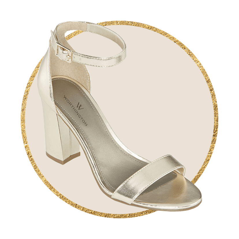 Worthington Womens Beckwith Heeled Sandals