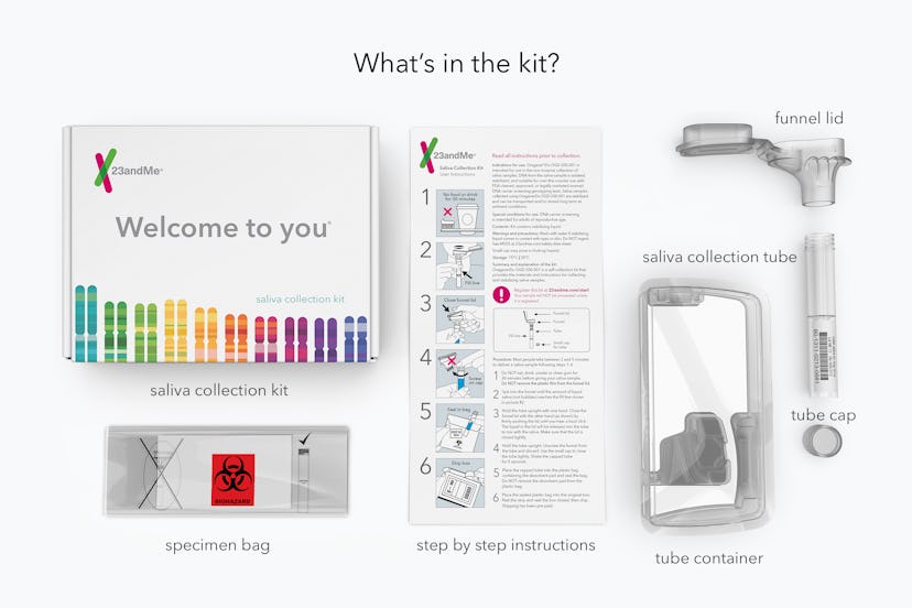 23andMe kit contents