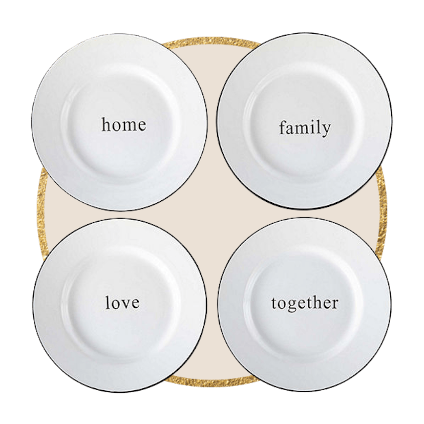 JCPenney Home 4-pc. Salad Plate