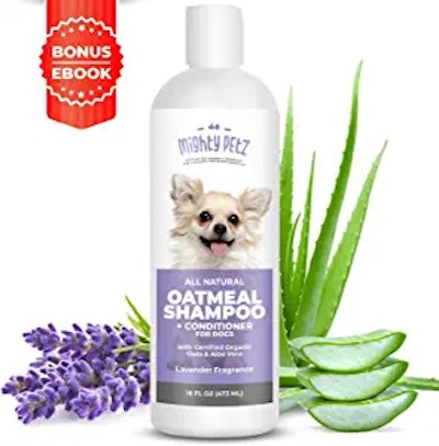 Mighty Petz 2-in-1 Oatmeal Dog Shampoo and Conditioner