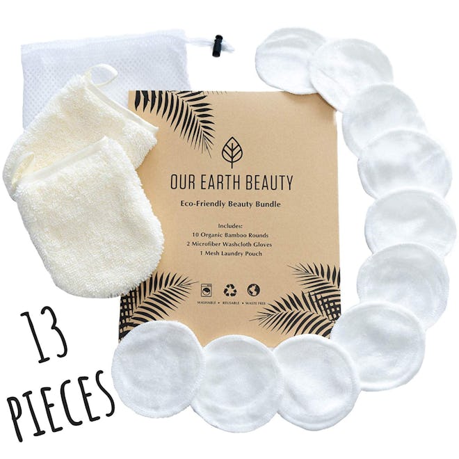 Our Earth Beauty Reusable Makeup Remover Pads (Set of 13)