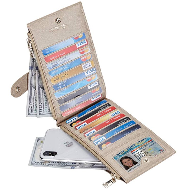 Travelambo Womens Walllet RFID Blocking Wallet