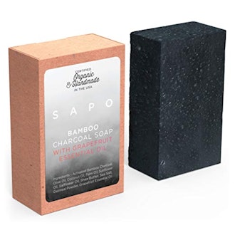SAPO Bamboo Charcoal Soap Bar