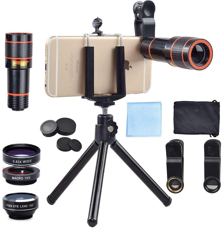 Apexel 4 in 1 Telephoto Lens Kit 