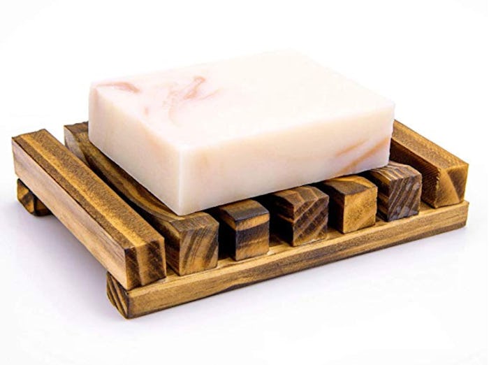 Awpeye Natural Wooden Soap Case Holder