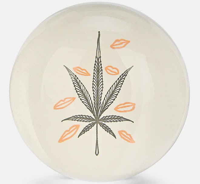Cannabis-Leaf Paperweight