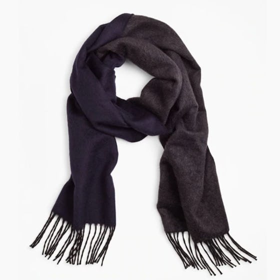 Double-Face Silk and Cashmere Scarf