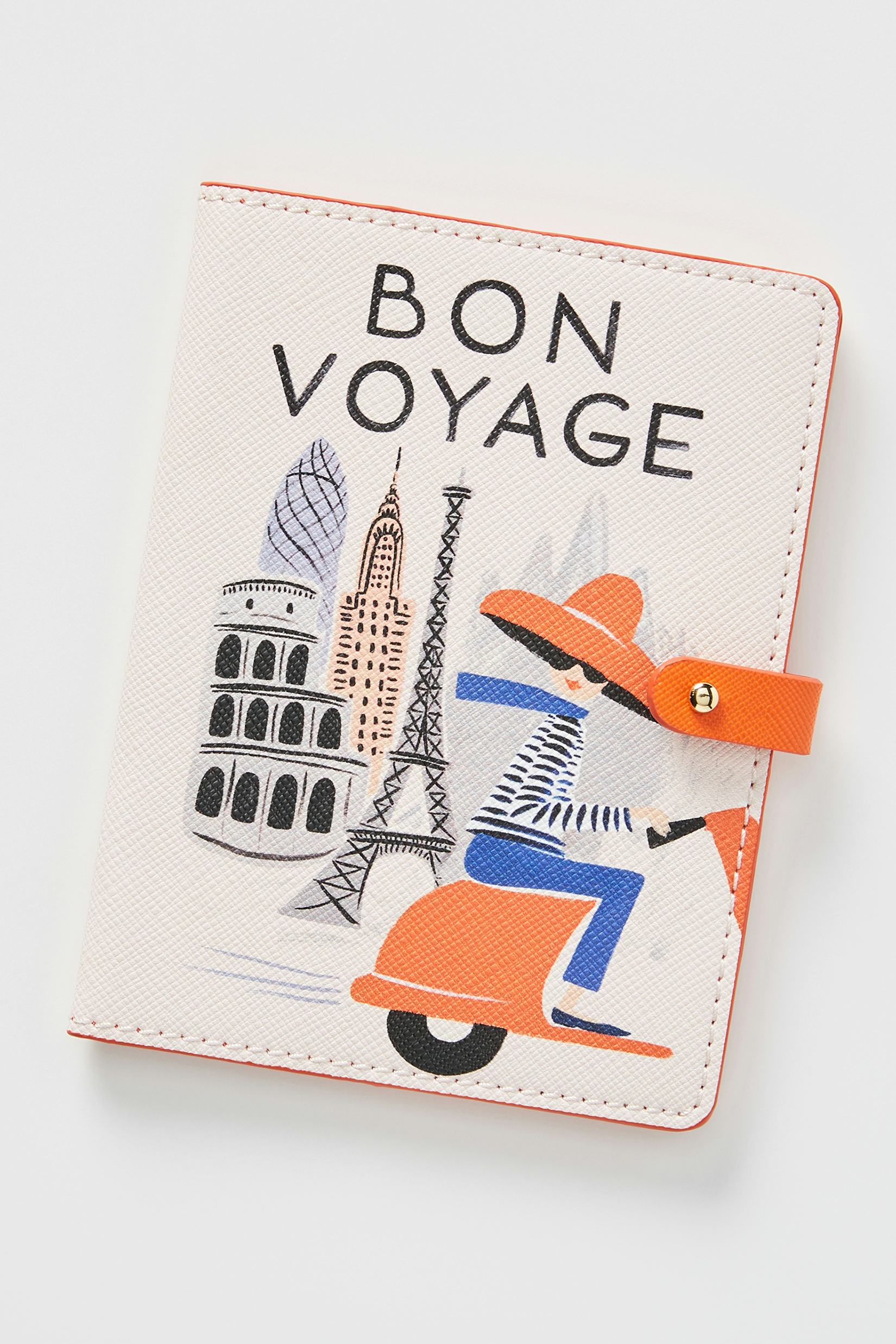 Lips Pucker Up Genuine Leather Passport Cover