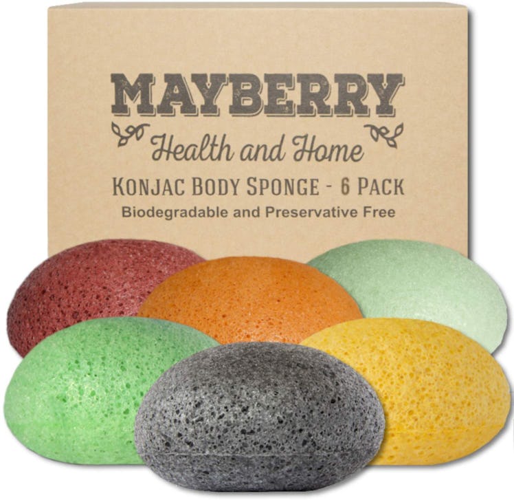 Mayberry Konjac Facial Sponges (6-Pack)