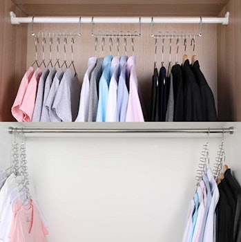 Meetu Magic Cloth Hanger Space Saving Hangers (4-Pack)