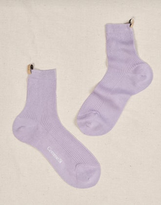 Cotton Lilac Socks