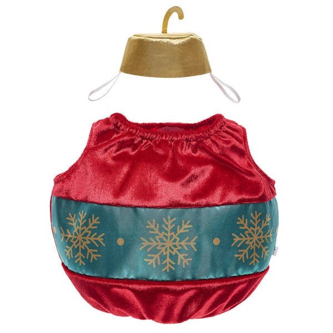 Red ornament costume, 2-piece