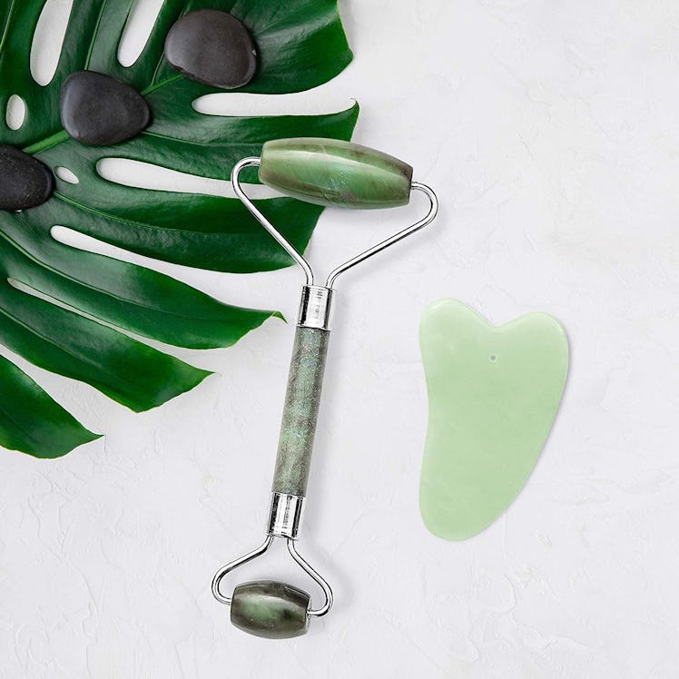 Zen + Origin Jade Roller and Gua Sha Set