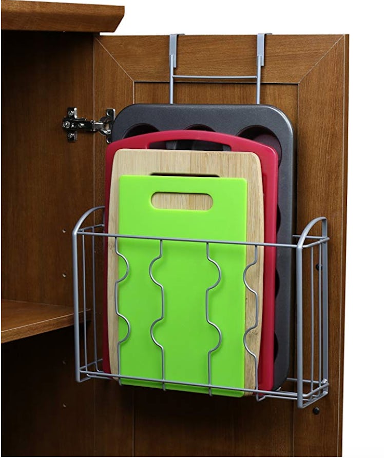 SimpleHouseware Over the Cabinet Door Organizer Holder