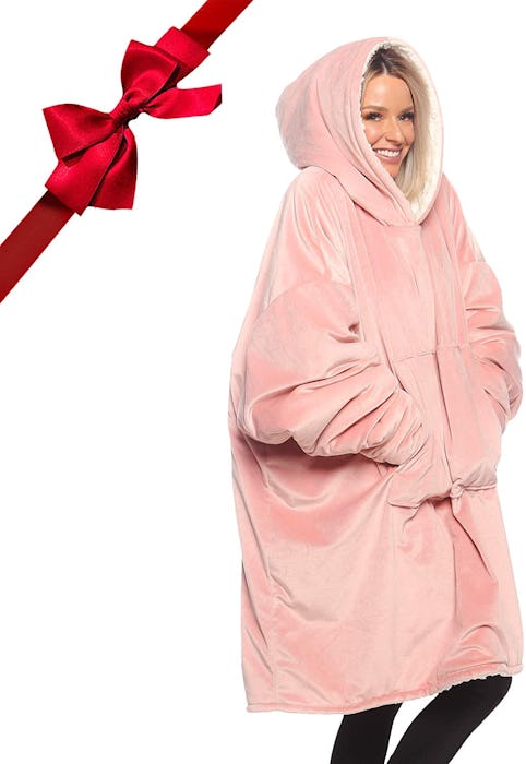 The Original Oversized Sherpa Blanket Sweatshirt by the Comfy