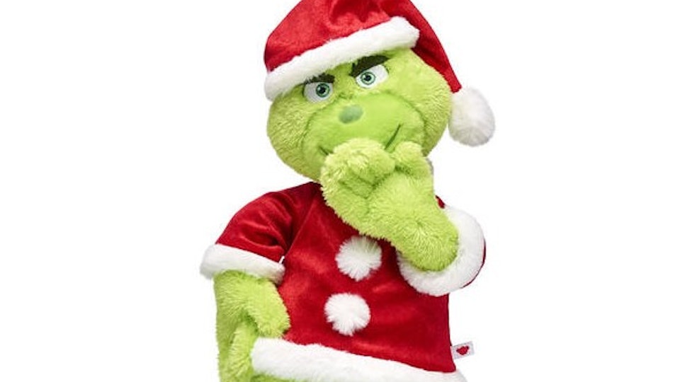 The Grinch BuildABear Is Making My Heart Grow 3 Sizes