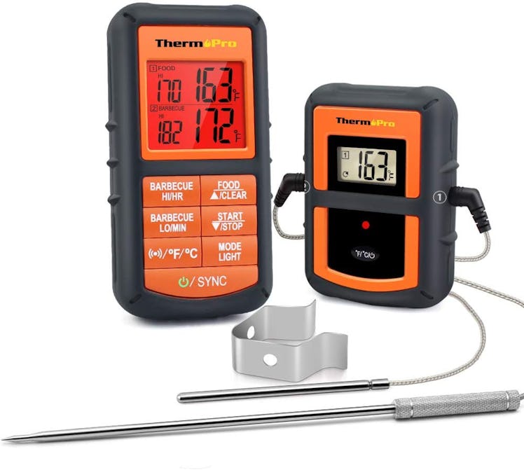 ThermoPro TP-08S Wireless Dual-Probe Digital Meat Thermometer For Grilling