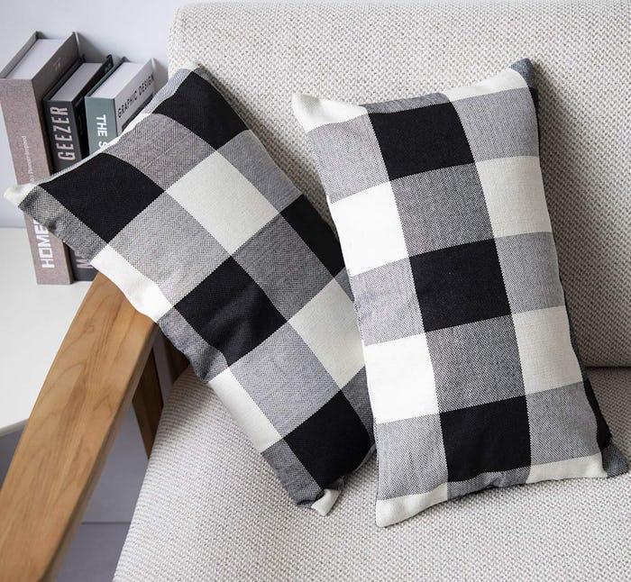 4th Emotion Farmhouse Buffalo Plaid Pillow Covers (2-Pack)