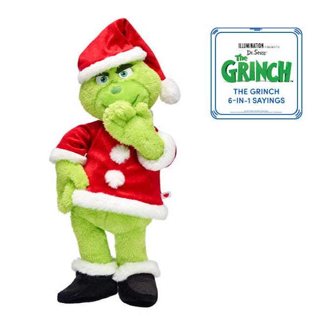 Online Exclusive The Grinch Santa Suit with Sound Gift Bundle