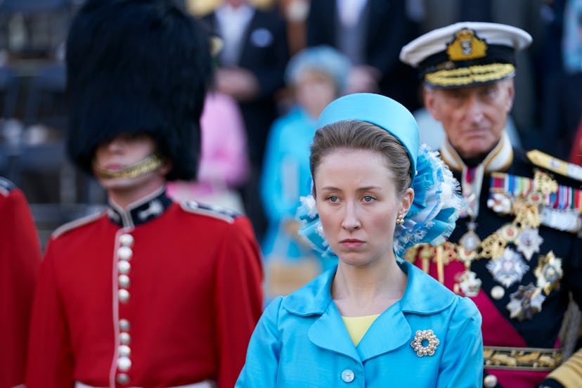 Erin Doherty as Princess Anne on 'The Crown'