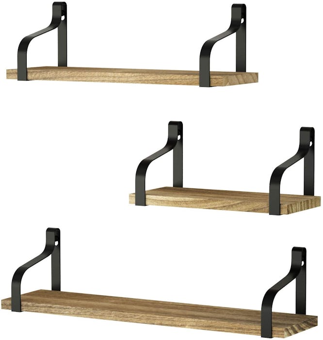 Love-KANKEI Rustic Wood Shelves (3-Pack)