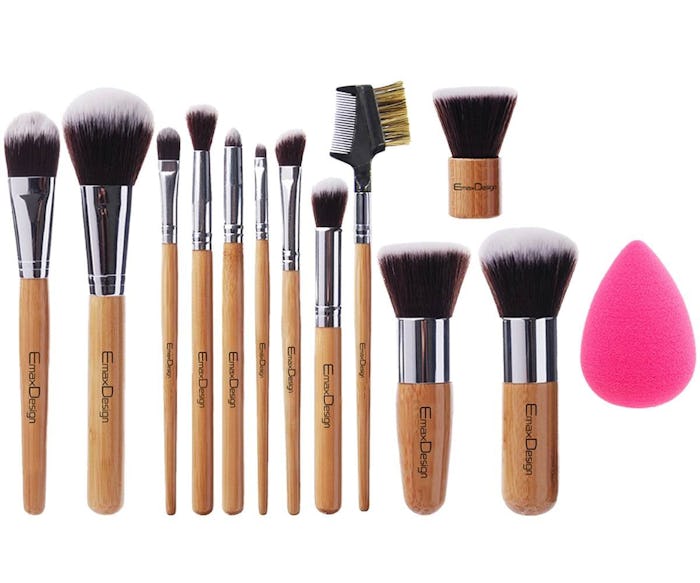 EmaxDesign Makeup Brush Set (13 Pieces)