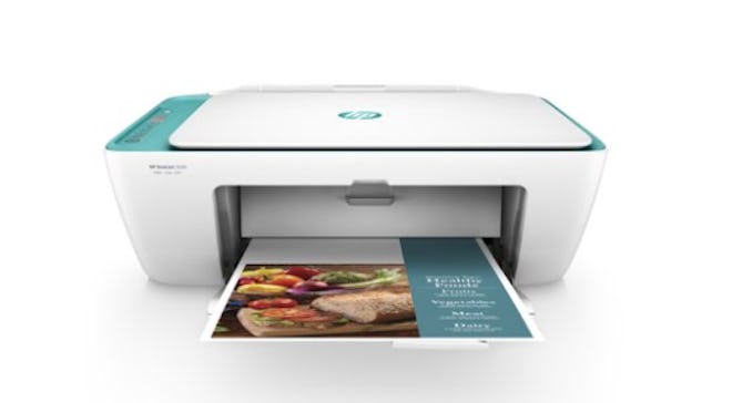HP DeskJet 2640 All-in-One Wireless Color Inkjet Printer (White/Teal) - Instant Ink Ready