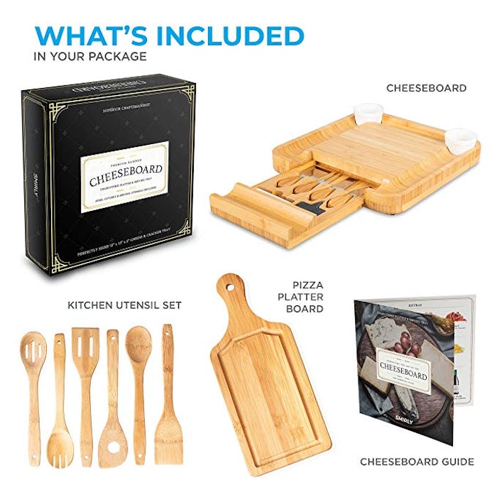 Smirly Cheese Board and Knife Set