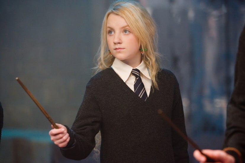 Evanna Lynch portraying Luna Lovegood in the Harry Potter