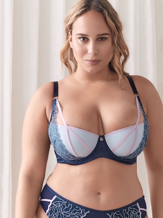Demi Cup Diva Bra with Embroidery, G & H Cups - Ashley Graham