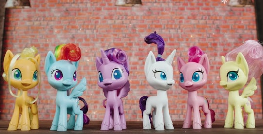 Series of pony characters from new 'My Little Pony' animated tv series launching in 2020 on Discover...